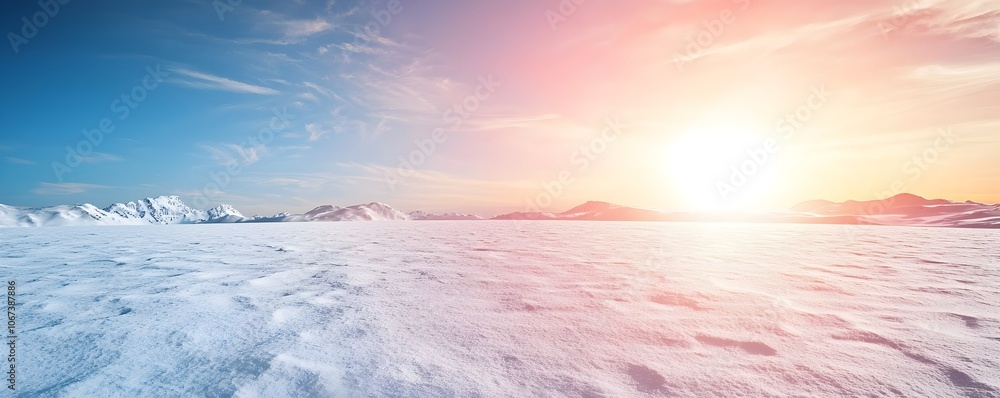 Poster global temperature trends monitoring - satellite sensors measuring temperature gradient across snow-