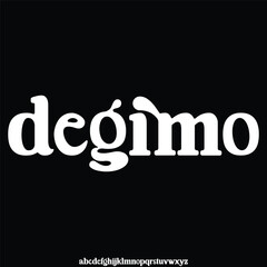 modern, futuristic modern geometric font