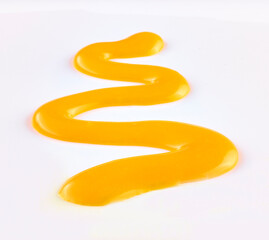 Pfirsichsauce, konfekt, Süss, Dekosauce, Fruchtsauce, Obst,
