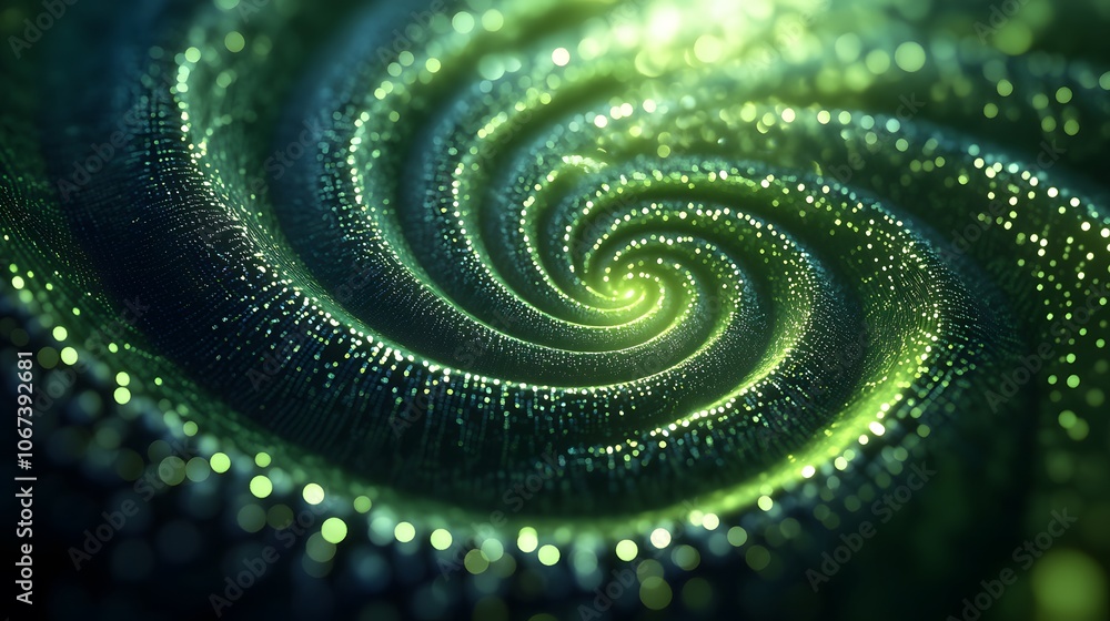 Poster Visualization of fearless AI as bold, luminous circuits forming spirals and loops, representing endless learning and resilience, 4k resolution
