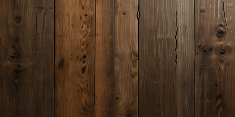 Old dark wood and wooden texture background. Panorama texter of wood banner background.