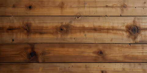 Fototapeta premium Brown wood top view of natural background. Abstract wooden texture background..