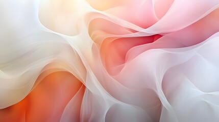 Fototapeta premium Friendly abstract background with layered warm colors and gentle lines, evoking a peaceful and approachable mood, 4k resolution