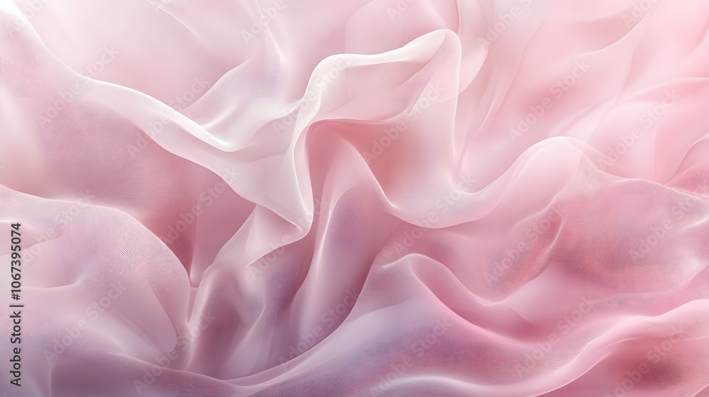 Poster Gentle abstract background with flowing lines and soft colors, making the scene feel calm and approachable, 4k resolution