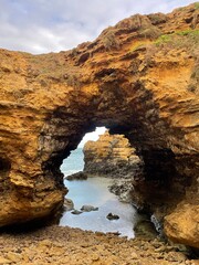 cave in the sea, great ocean road