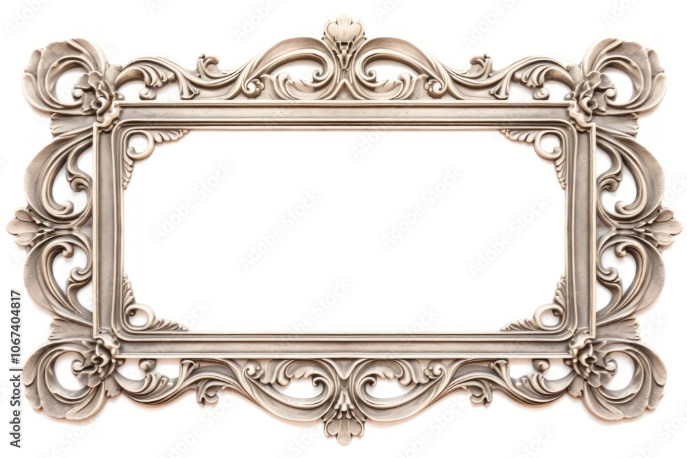 Poster frame simple style western architecture decoration rectangle.