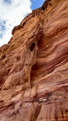 red canyon in Jordan