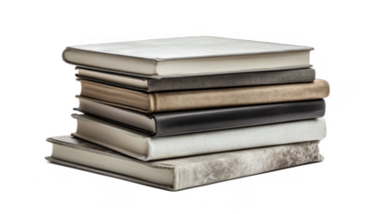 stack of old books