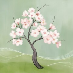 Cherry blossom flower