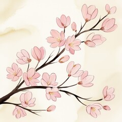 Cherry blossom flower