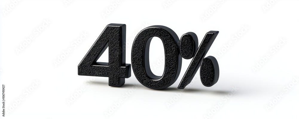 Poster the image features a bold, three-dimensional representation of the number 