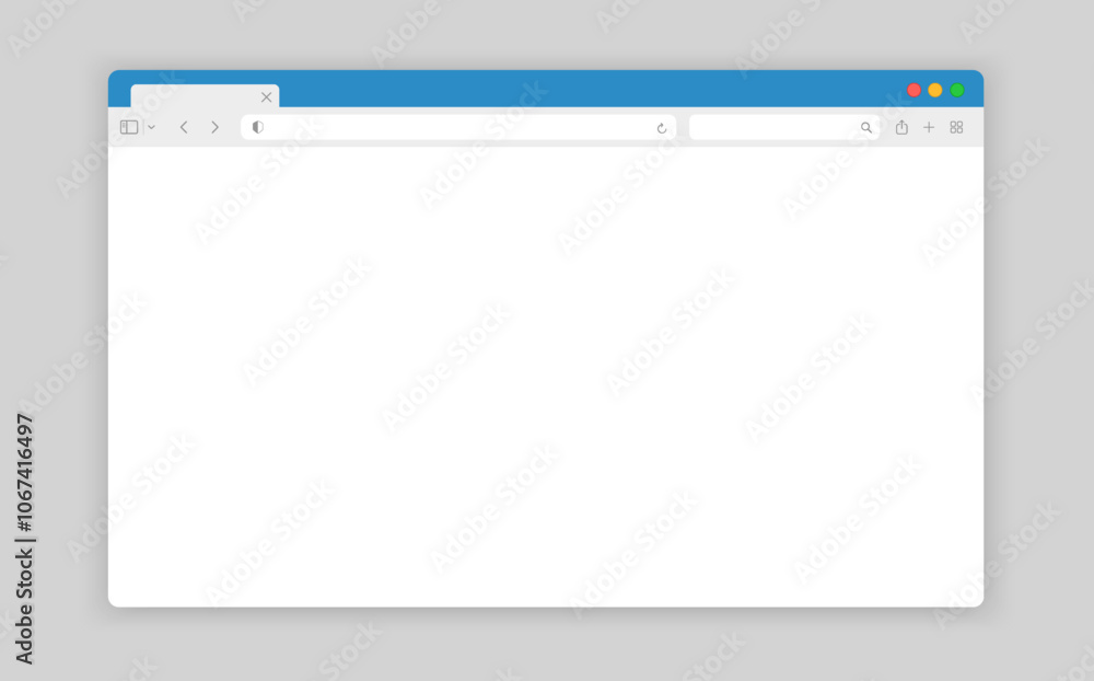 Aufkleber Web browser, internet browser search engine. Search bar for ui ux design and web site. Search address and navigation bar icon. Collection of search form templates for websites