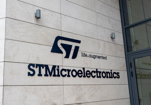 Sigle de la soci&eacute;t&eacute; ST Microelectronics