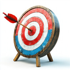 Archery Target Isolated