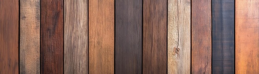 Obraz premium Wooden barrel wall, deep brown wood textures, aged and rustic look, warm cellar lighting, wine or whiskey storage