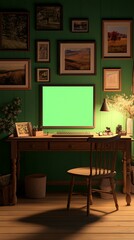Cozy Home Office Remote Work Setup