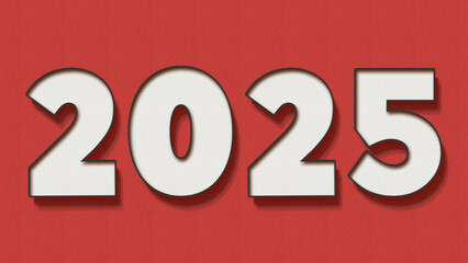 2025 Happy New Year gold logo text design 