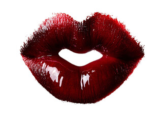 a close up of a lips