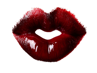 a close up of a lips