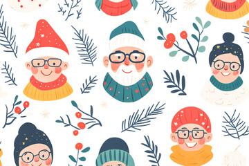 New Year's and Merry Christmas card
