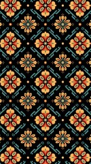 Thai pattern shape art background.