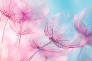 Obraz premium Delicate hand drawn watercolor flower in blue and violet tones. Alcohol ink art. Raster illustration. 