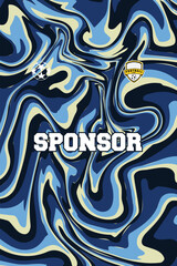 Obraz premium abstrack pattern for jersey sublimation