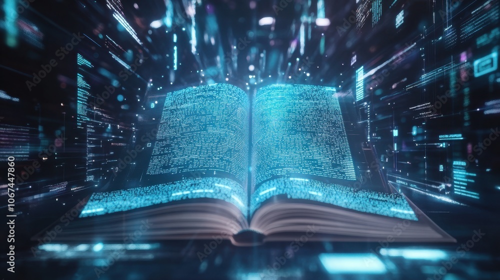Poster digital transformation of knowledge through an open book