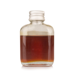 Liquid medicine isolated on white background