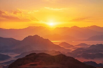 Obraz premium Epic sunset or sunrise scenery landscape sky outdoors .