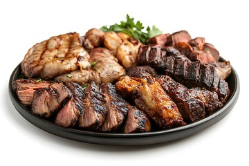 Dinner for two juicy delicious steaks, asparagus with parmesan and vegetables.
