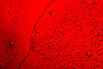 Red macro drink foam,Red Macro Drink Bubbles,Red macro bubble texture,Macro red bubble texture close-up,red macro bubbles,Backgrounds, Abstract Backgrounds, Soda, Red, Carbonated,Beauty concept