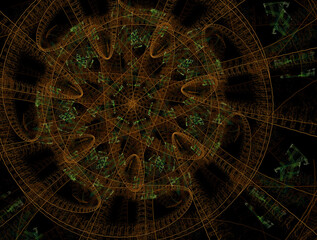 Imaginatory fractal abstract background Image