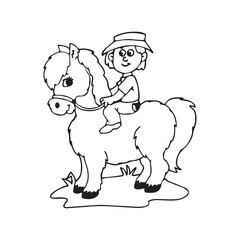 Horse Animal Drawing vector