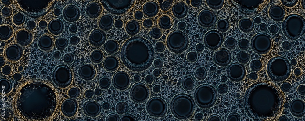 Aufkleber abstract background showing interconnected circles creating intricate patterns