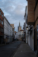Fototapeta premium Chanels of Ghent in the morning