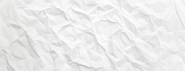 Obraz premium Plain white paper texture background crumpled design clothing.