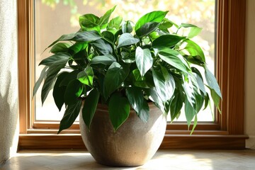 This plant thrives indoors and is usually kept as a houseplant though it can also survive outdoors in hot humid climates