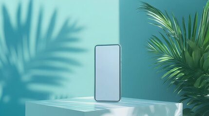 Smartphone mockup on a clear background, perfect for overlaying different screen content   