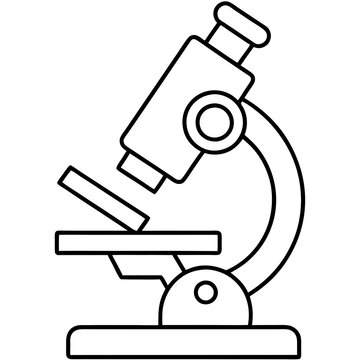 recommend clip art: microscope line art vector silhouette 