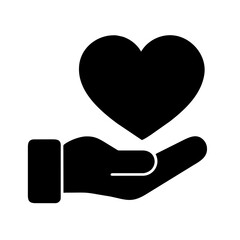 Heart in Hand Icon