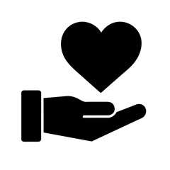 Heart in Hand Icon