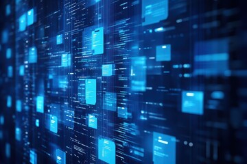 Web based documentation repository AI document management concept File transfer protocols secure file transfer Cloud technology for data exchange and storage