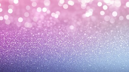 abstract glitter silver, purple, blue lights background. de-focused. banner