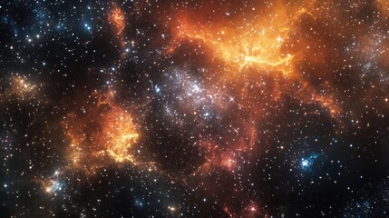 Obraz premium Stars in night sky