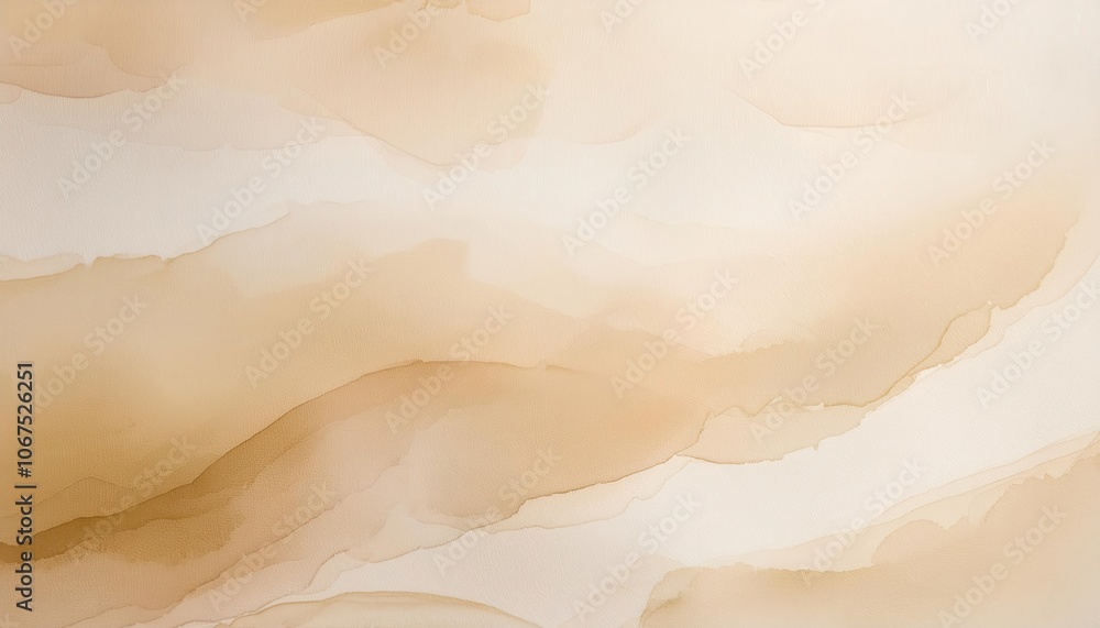 Poster soft neutral texture background with gentle watercolor strokes, ideal for minimalist design concepts