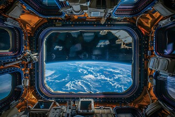 Stunning View of Earth from the International Space Station's Cupola Module