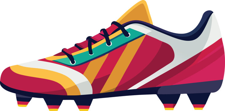 footballer boot vector
