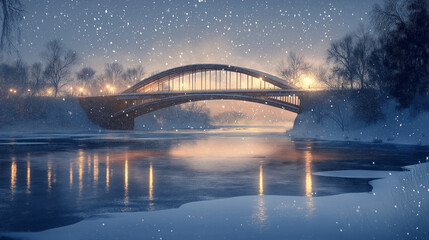 bridge over the river