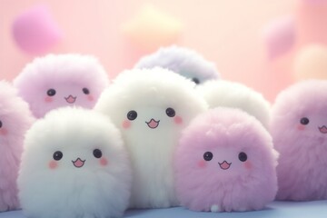 Obraz premium Mole plush toy celebration.